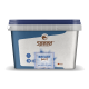 Behälter von "Speed Breath Boost," einem getreidefreien Ergänzungsmittel für Pferde, mit einem blauen Deckel und Logo, mit Text, der angibt, dass es in Deutschland hergestellt wird.