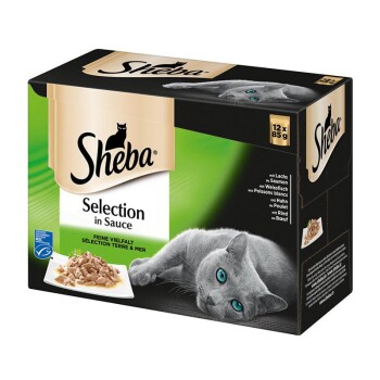 Sheba Selection in Sauce 12x85g Feine Vielfalt (MSC)