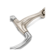 Nahaufnahme eines glänzenden Edelstahlpferdegebisses mit einem glatten Design, das die Gravur "Dynamic RS" und "SANDOSAN" zeigt.