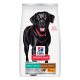 Hill's Science Plan Hundefutterbeutel mit schwarzem Labrador und rotem Halsband; Aufschrift: 'Perfect Weight & Active Mobility', 'mit Huhn'