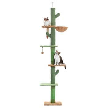 Kratzbaum deckenhoch grün