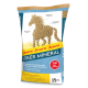 15 kg Sack Josera Joker Mineral Pferdefutter mit einer Pferdesilhouette aus Pellets und wichtigen Vorteilen auf Deutsch.