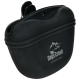 Schwarzer Hundekotbeutelspender mit Clip, mit dem Logo "Dog's Creek Outdoor Gear."