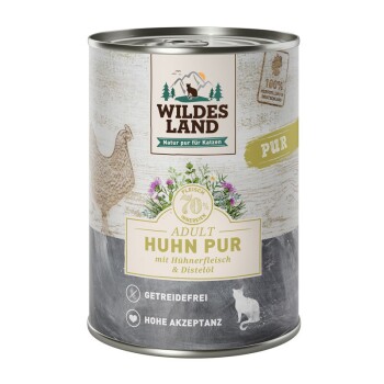 WILDES LAND PUR Adult 6x400g Huhn pur