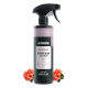 Flasche ALPHAZOO Force "Bye Bye Vloh" Flohspray-Abwehrmittel für Hunde und Katzen, mit Illustrationen eines Hundes und einer Katze, 500ml.