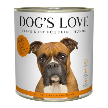 Dog’s Love Adult Classic 6 x 800 g Dinde aux pommes et aux courgettes