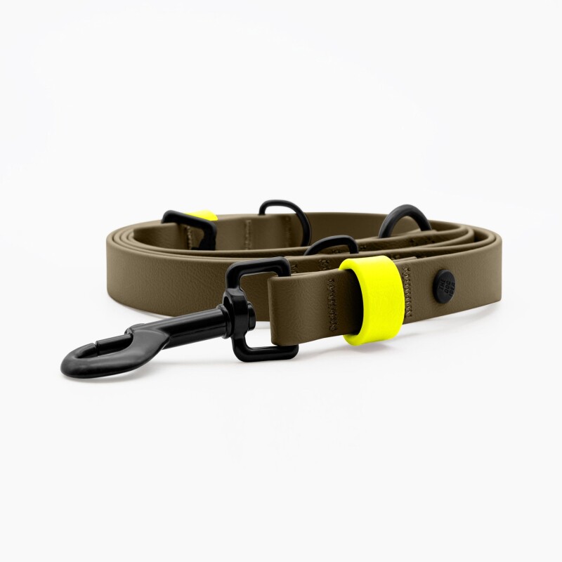 THE DOG IDEA Biothane Hundeleine Khaki
