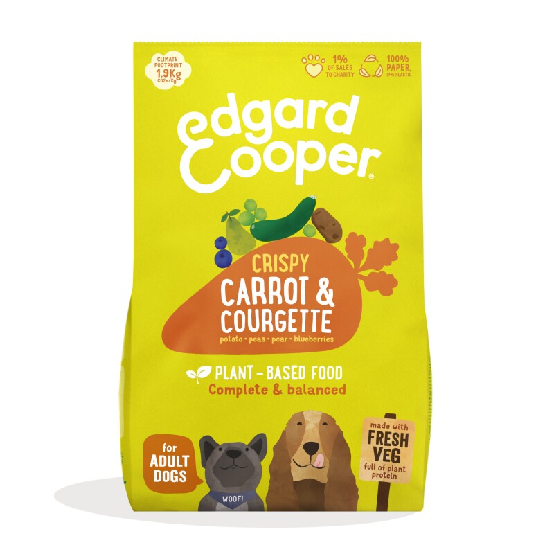 Edgard & Cooper plantbased Crispy wortel en courgette 2,5 kg