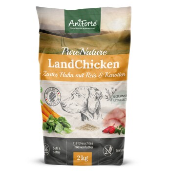 Aniforte Trockenfutter LandChicken – Zartes Huhn mit Reis 2 kg