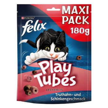 Play Tubes 5x180g Truthahn- und Schinkengeschmack
