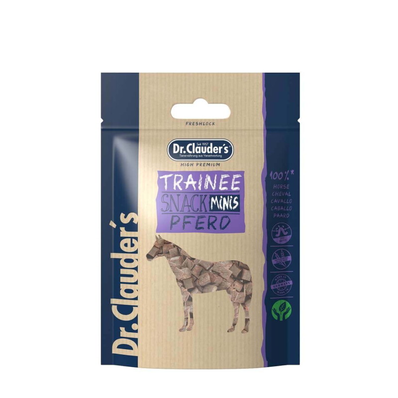 Dr. Clauder's Trainee Snack Minis Pferd - 10x 50g
