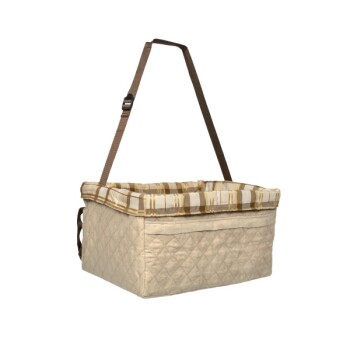Happy Ride Hunde-Autositz beige S