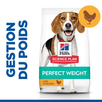 Hill's Science Plan Perfect Weight Adult Medium Poulet 2x12 kg MAXI ZOO