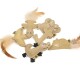 6er Set Catnip Lederkissen