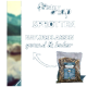 Bild einer Produktverpackung mit der Aufschrift "FishHap Sprotten" und dem Text "Naturbelassen gesund & lecker" auf einem blauen Hintergrund, mit getrocknetem Fisch.