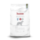 Weißer Husse Selected Hundefuttersack mit Aufschrift 'Diet Kidney, Heart & Liver', grauer Hundesilhouette und Husse Sweden-Logo.