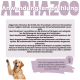 ALPHAZOO-Team in einem Online-Haustiergeschäft, das Menschen mit Hunden zeigt und nachhaltige Haustierprodukte aus Dortmund, Deutschland, bewirbt.