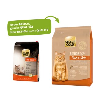 Hair+Skin Senior Poultry & Salmon 2.5 kg