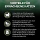 Vorteile für erwachsene Katzen: Unterstützung gesunder Harnwege, Förderung gesunder Nieren, Hilfe bei idealem Körpergewicht.