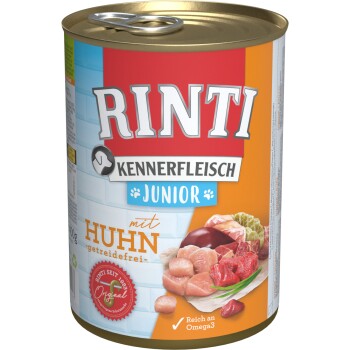 RINTI Kennerfleisch Junior 12x400g Huhn