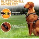 Tierhood Hundegeschirr schwarz M