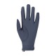 Navyblaue Haustierpflegehandschuhe mit einer strukturierten Handfläche und genähtem Handgelenk, entworfen für den komfortablen Umgang mit Haustieren.