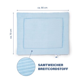 Liegematte Cardi hellblau L