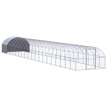 Hühnerstall / Geflügelstall mit Dach 3 m, 20 m, 2 m