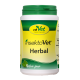Behälter von cdVet InsektoVet Herbal mit einem gelben Etikett und grünen Akzenten, das natürliche Gesundheit für Haustiere fördert.