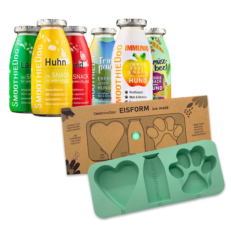 SmoothieDog Mix 6x 250 ml + Eisform
