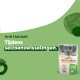 Almo Nature Anti Haarbal kattenvoer verpakking met een groene achtergrond, met "Tijdens seizoenswisselingen," "holistisch," en rundvlees ingrediënten.