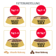 Infografik eines 7-tägigen Futterübergangsleitfadens für "SELECT GOLD", der Phasen mit Schalen zeigt, die "Aktuelle Nahrung" und "Neue Nahrung" beschriftet sind.