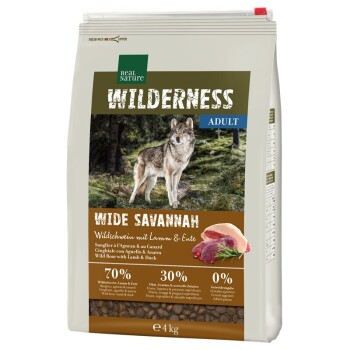 WILDERNESS Wide Savannah Wildschwein mit Lamm & Ente 4 kg