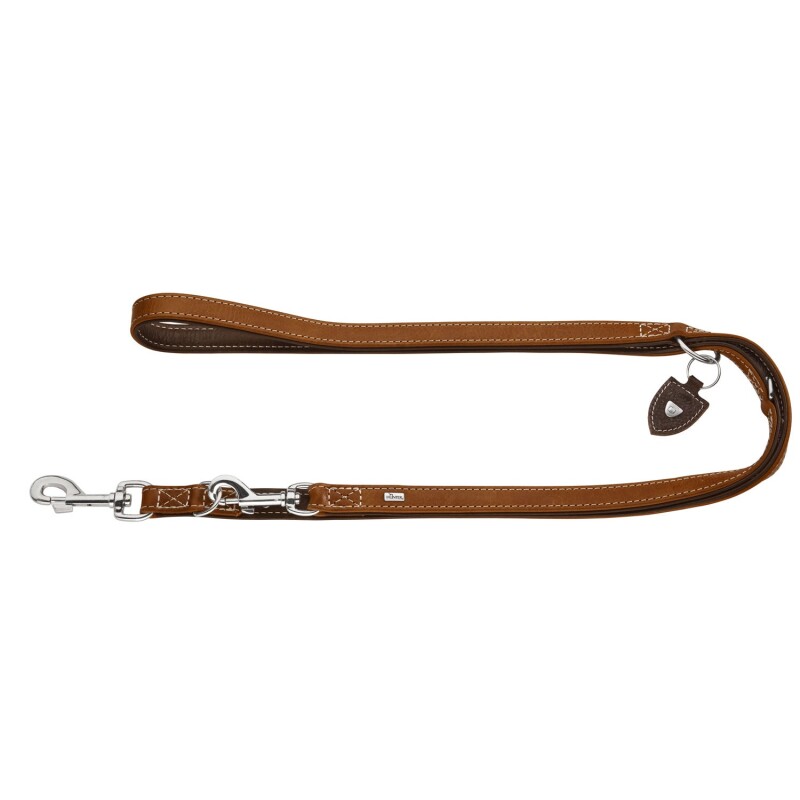 Hunter Verstellbare Führleine Tara Dunkelbraun L-Xl