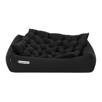 Hundebett schwarz L
