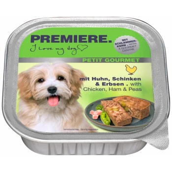 Petit Gourmet Poulet, jambon et pois 11x150 g