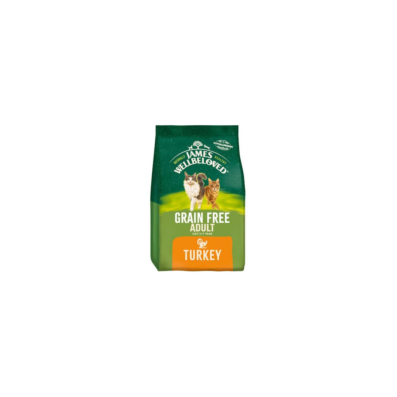 James Wellbeloved Adult Cat Dry Food Turkey Vegetable 1.5 kg MAXI ZOO