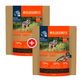 WILDERNESS Mini Adult Green Coast Ente mit Lachs & Shrimps