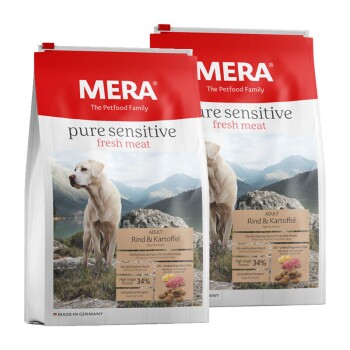 MERA Pure Sensitive fresh meat Adult Rind & Kartoffel 2×12,5 kg