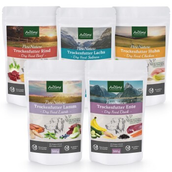 AniForte Trockenfutter Set 5 x 500 g