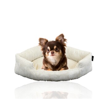 ® XXL Eck-Hundebett für große Hunde aus Cord M