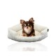 ® XXL Eck-Hundebett für große Hunde aus Cord M