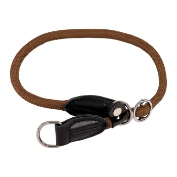 Lionto Hundehalsband, Retrieverhalsband braun XL