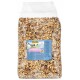 Ein 10 kg Sack MultiFit Vogelfutter mit der Aufschrift "Sommerfutter", der ein buntes Bild eines Vogels und detaillierte Nährwertinformationen zeigt.