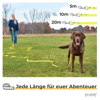 Schleppleine neon gelb 5 m
