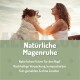 Anzeige für ein Naturprodukt für Haustiere mit 'ALPHAZOO Care Ulmenrinde' Pulver für Hunde und Katzen, das Vorteile für die Verdauung und die Gesundheit des Darms hervorhebt.