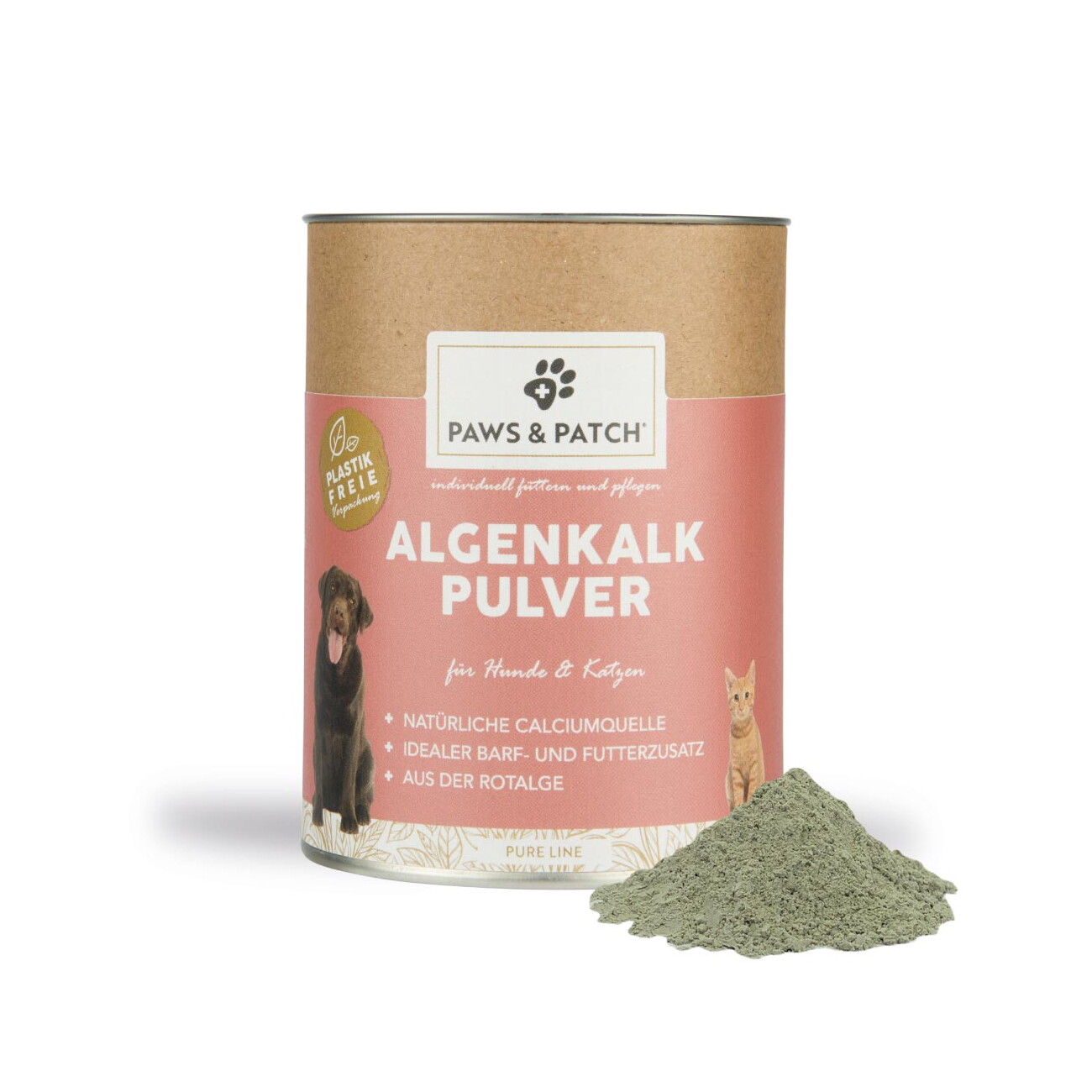 Paws&Patch Algenkalk Pulver für Hunde und Katzen 250 g - Bild 4