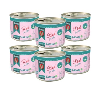 Fellicita Rind pur für Kitten 6x 200g