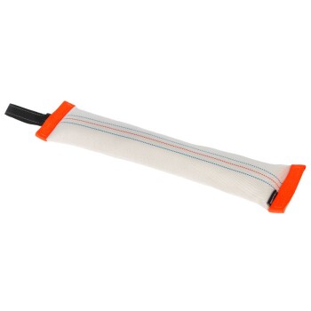 Trainingsdummy mit Schlaufe weiß/orange, 50x10cm