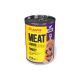 Dose mit Josera Meat Lovers Menu Truthahn Haustierfutter, 400g, mit einem bunten Etikett mit "MEAT LOVERS Menu" und "Super Premium Quality | Grain Free."